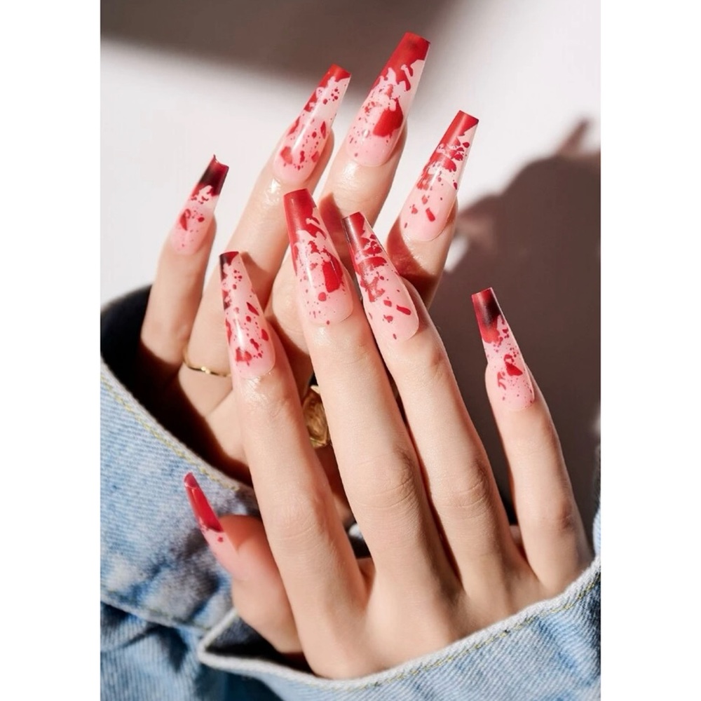 Bloody Halloween Press On Nails